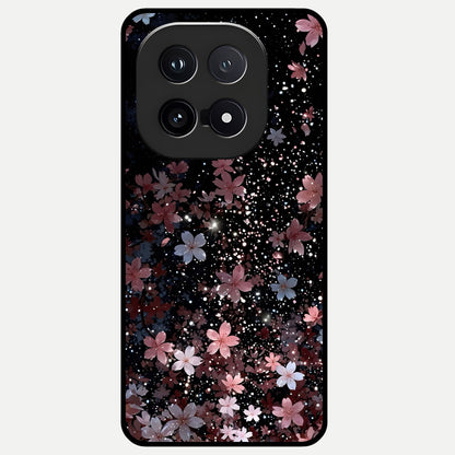  Starlit Flower Dreams Glass Case for iQOO 15 back cover – full design glossy printed glass finish