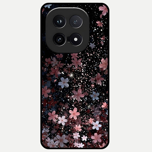  Starlit Flower Dreams Glass Case for iQOO 15 back cover – full design glossy printed glass finish