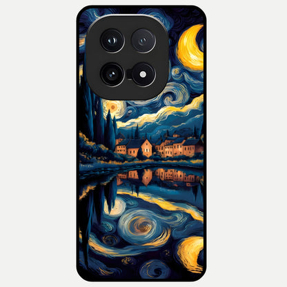  Starry Sky Serenity Glass Case for iQOO 15 back cover – full design glossy printed glass finish