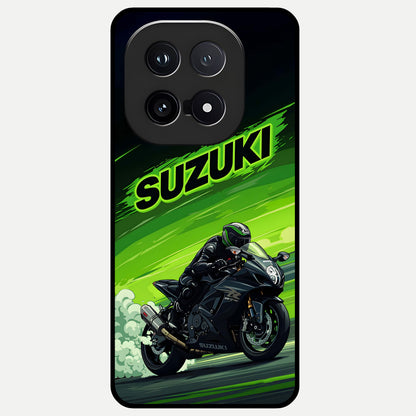  Suzuki Speed Beast Glass Case for iQOO 15 back cover – full design glossy printed glass finish