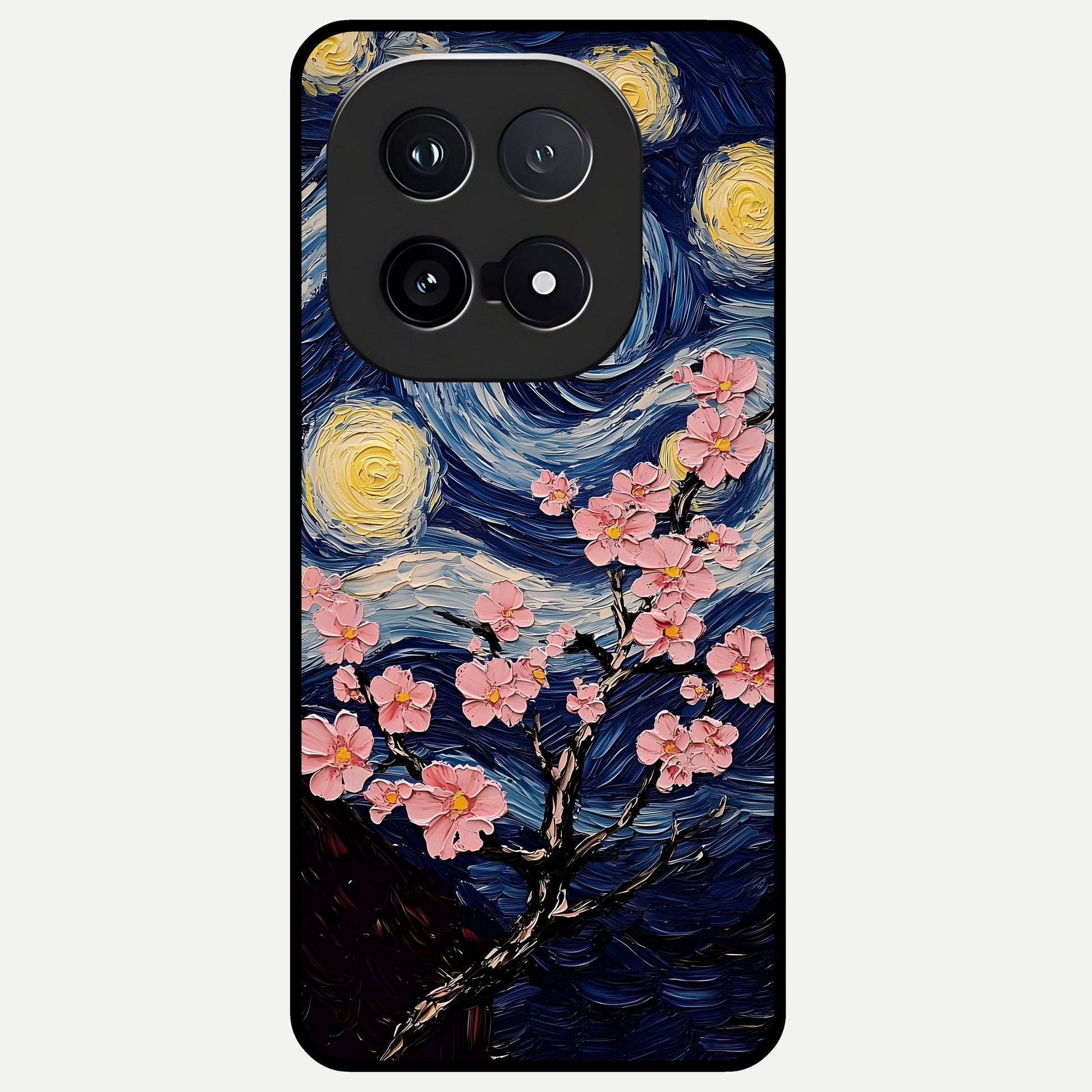 Van Gogh Scenery Glass Case for iQOO 15 back cover – full design glossy printed glass finish
