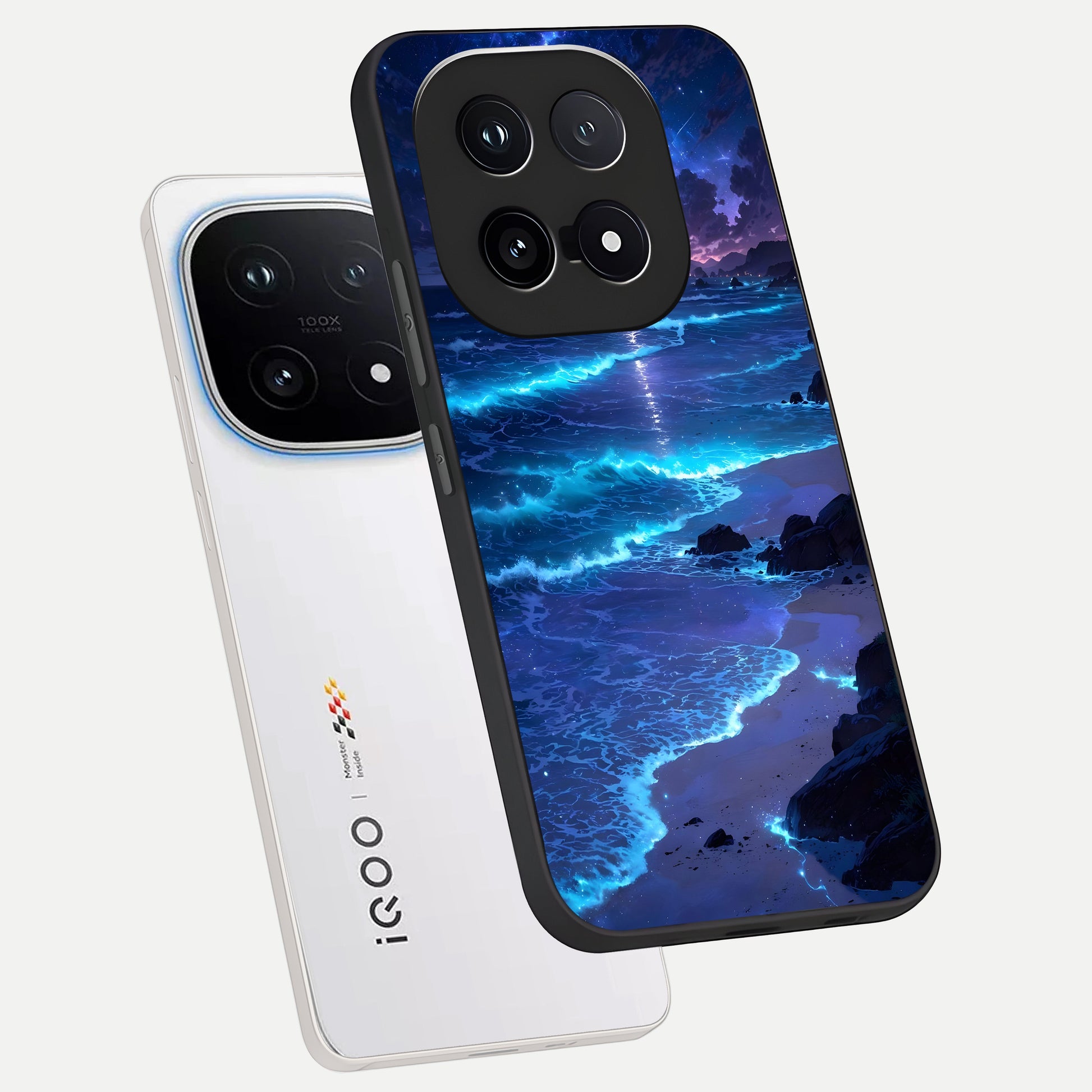  Classic Damn Look phone case for iQOO 15 showing premium glass back cover with detailed artwork
