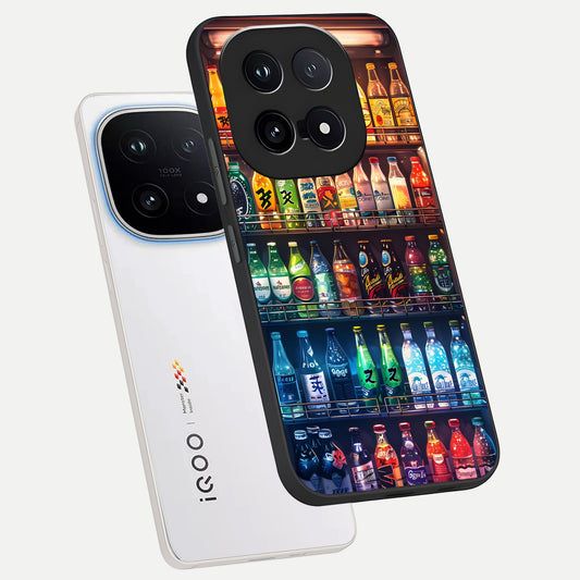  Colorfull Tree phone case for iQOO 15 showing premium glass back cover with detailed artwork