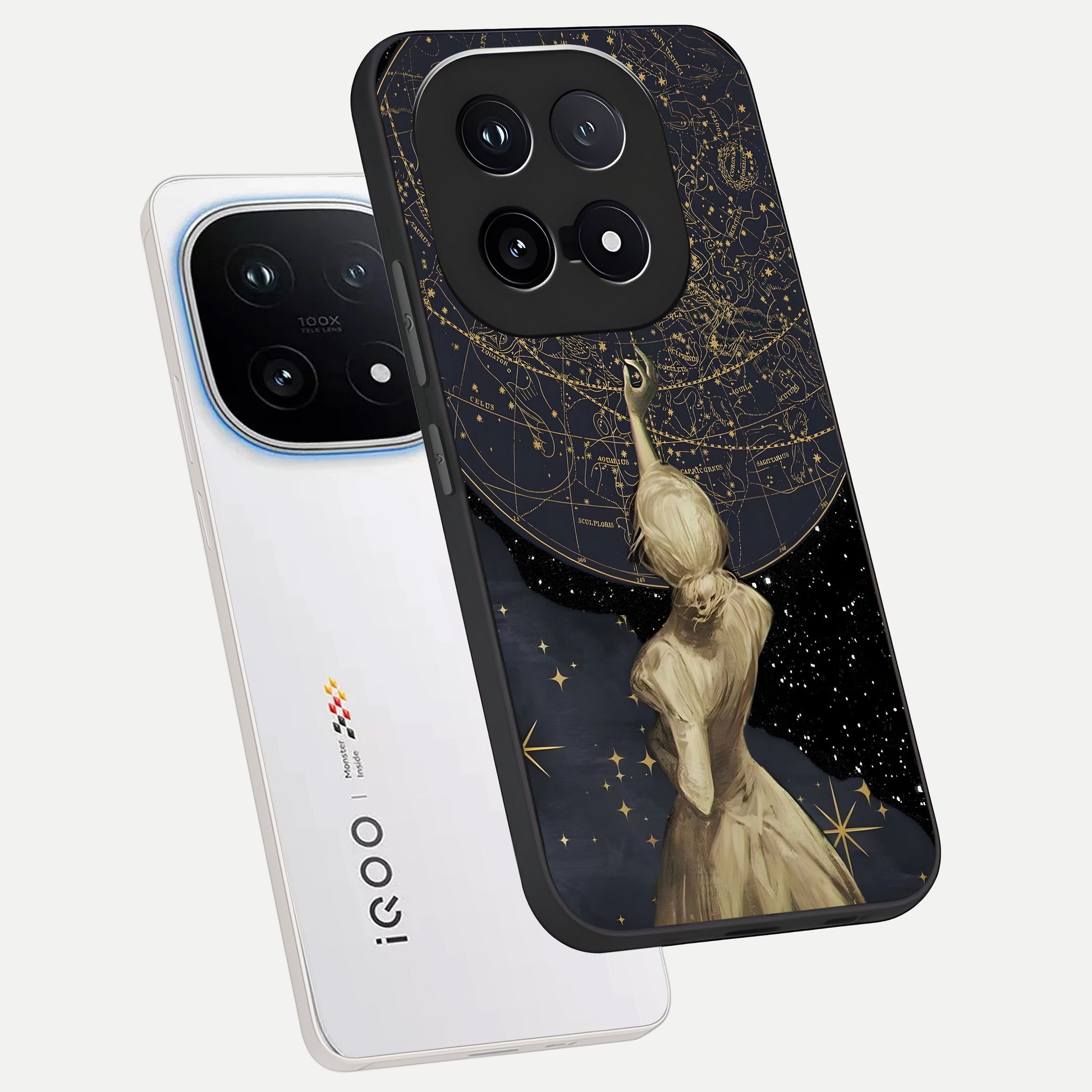  Taylor Swift Girl phone case for iQOO 15 showing premium glass back cover with detailed artwork