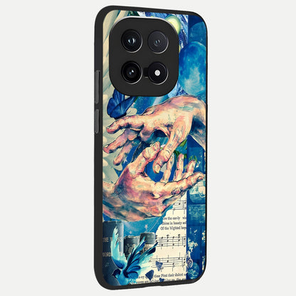  Aesthetic Divider back cover for iQOO 15 slim fit glass case with vibrant aesthetic design