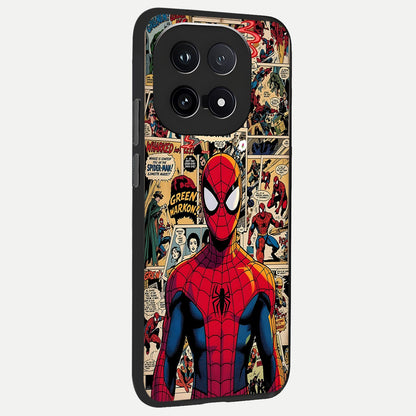  Aesthetic Spider back cover for iQOO 15 slim fit glass case with vibrant aesthetic design