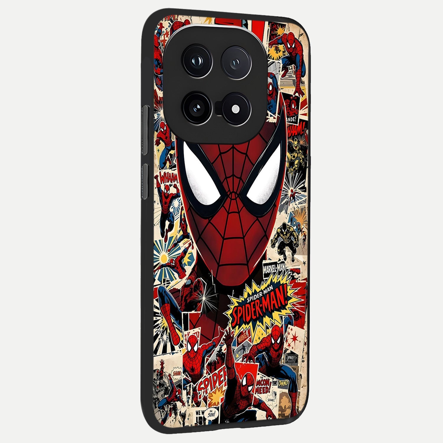  Aesthetic Wonder Spider back cover for iQOO 15 slim fit glass case with vibrant aesthetic design