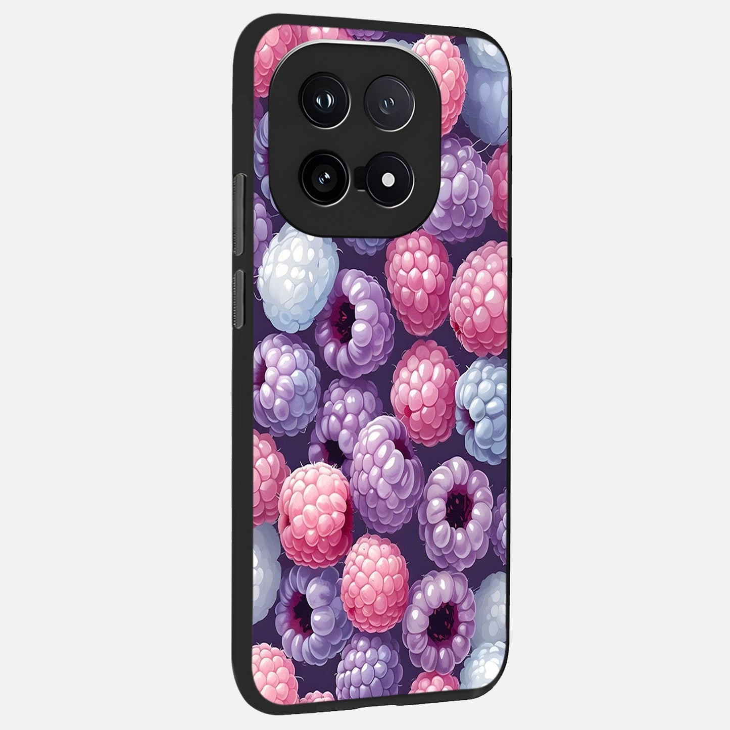  Berry Candy Pop back cover for iQOO 15 slim fit glass case with vibrant aesthetic design