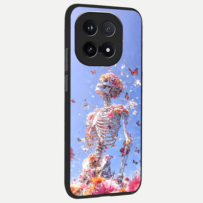  Bloom Beyond Bones back cover for iQOO 15 slim fit glass case with vibrant aesthetic design