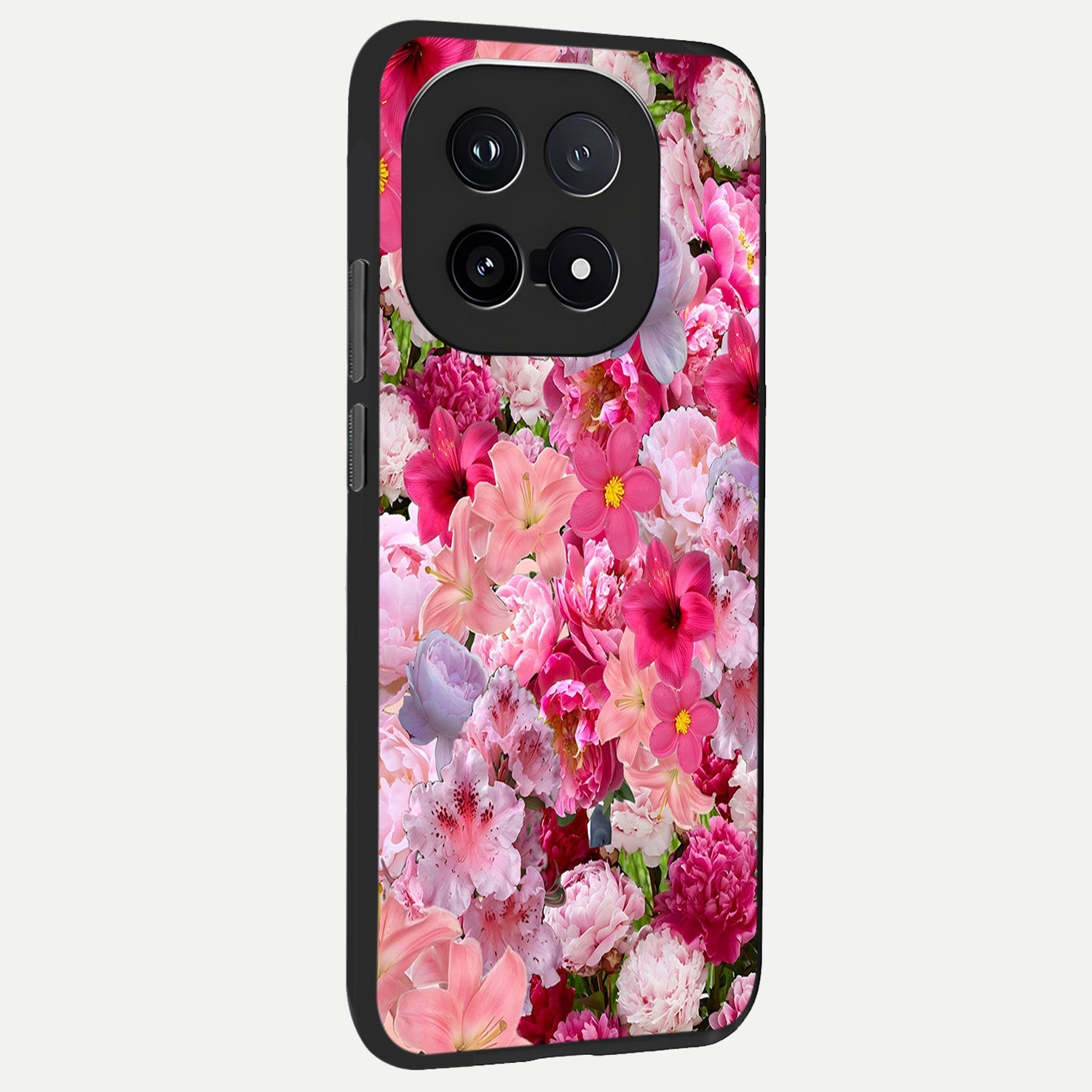  Bloom Crush Fantasy back cover for iQOO 15 slim fit glass case with vibrant aesthetic design