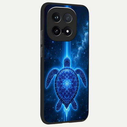  Blue Galaxy Turtle back cover for iQOO 15 slim fit glass case with vibrant aesthetic design