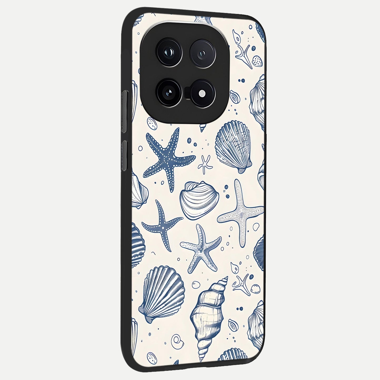  Blue Ocean Outline back cover for iQOO 15 slim fit glass case with vibrant aesthetic design