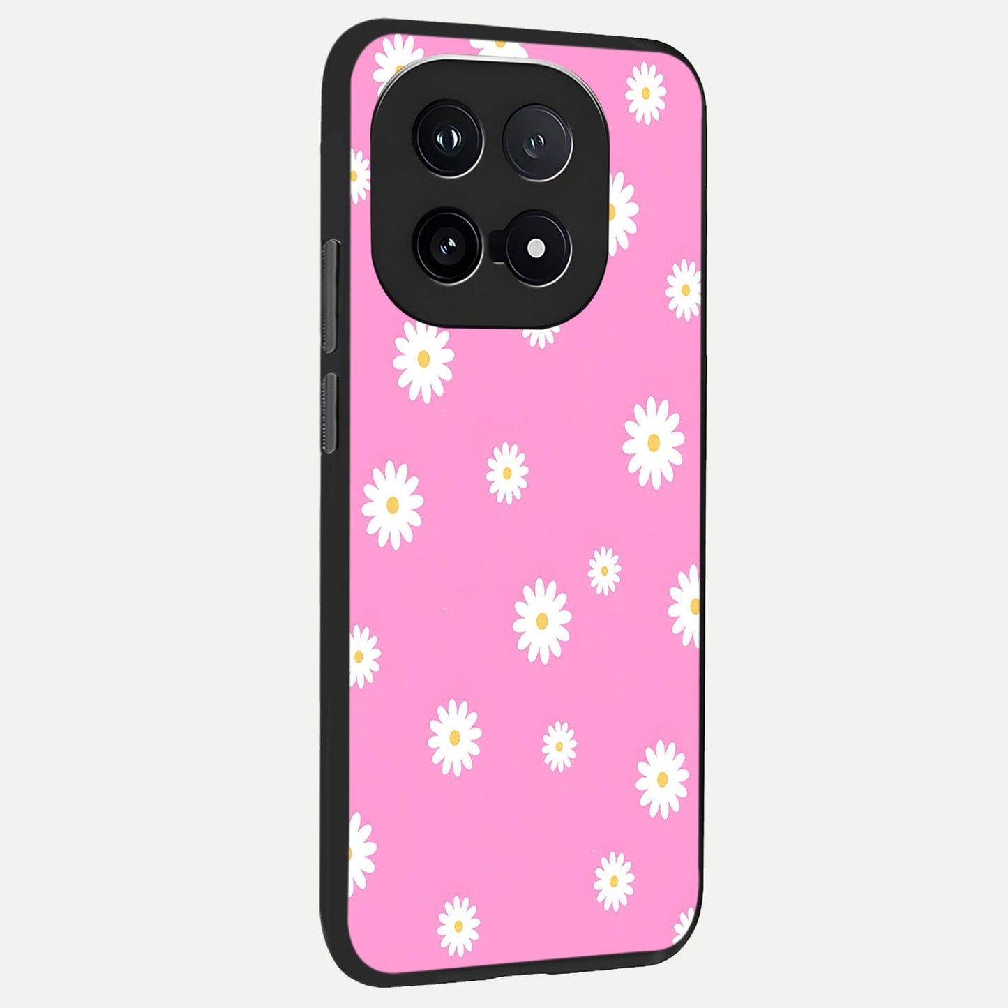  Bubblegum Daisy Pop back cover for iQOO 15 slim fit glass case with vibrant aesthetic design