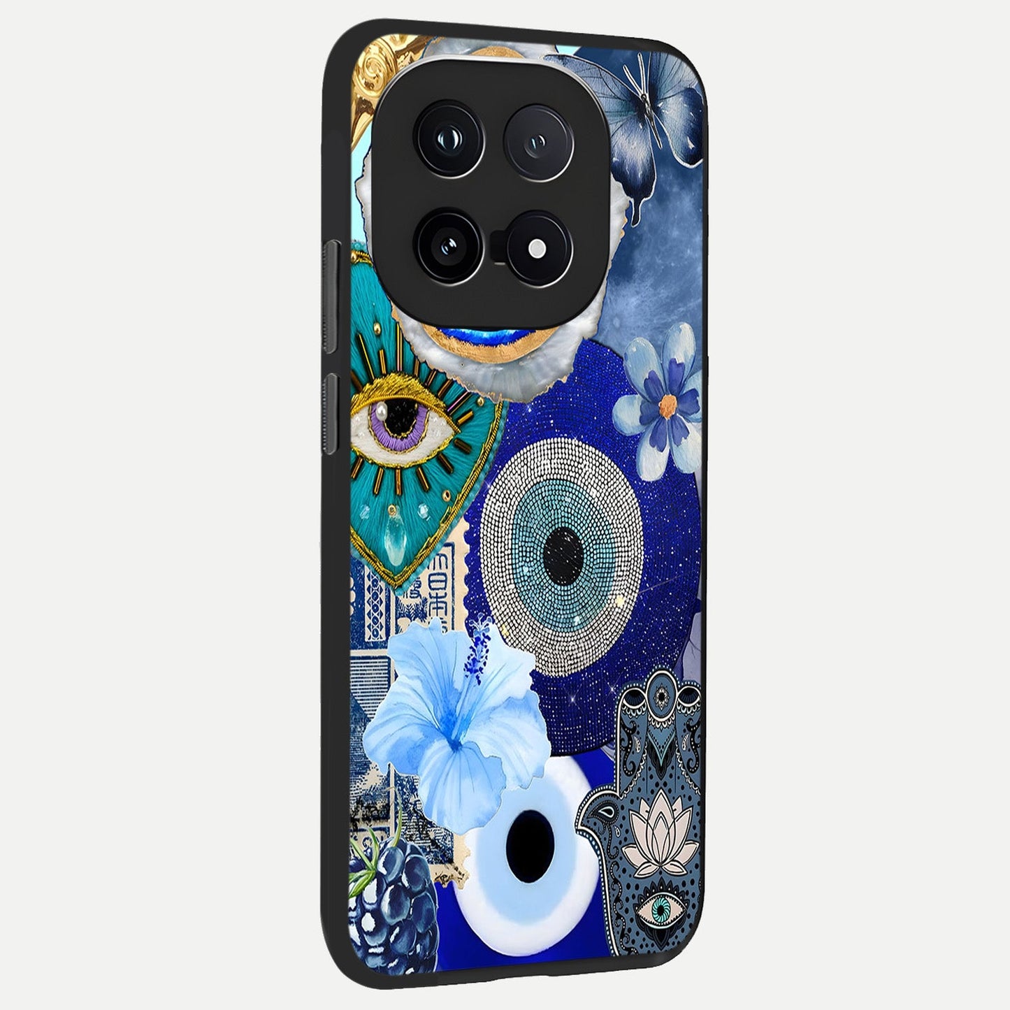  Celestial Blue Vision back cover for iQOO 15 slim fit glass case with vibrant aesthetic design