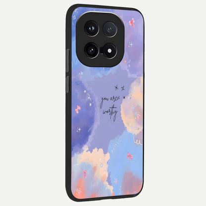  Celestial Cloud Magic back cover for iQOO 15 slim fit glass case with vibrant aesthetic design