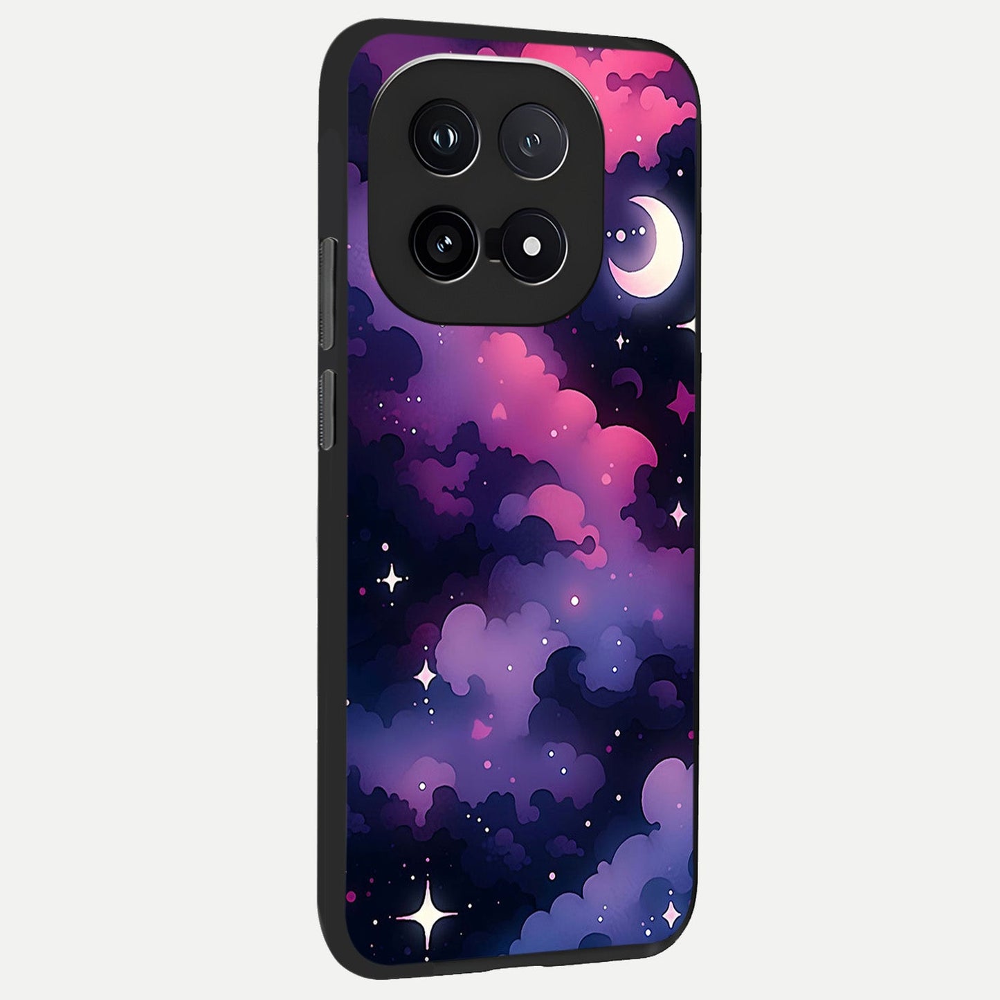  Celestial Moon Magic back cover for iQOO 15 slim fit glass case with vibrant aesthetic design