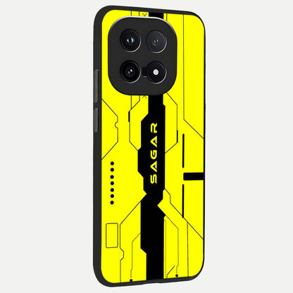  Circuit CYBERPUNK Custom Name back cover for iQOO 15 slim fit glass case with vibrant aesthetic design