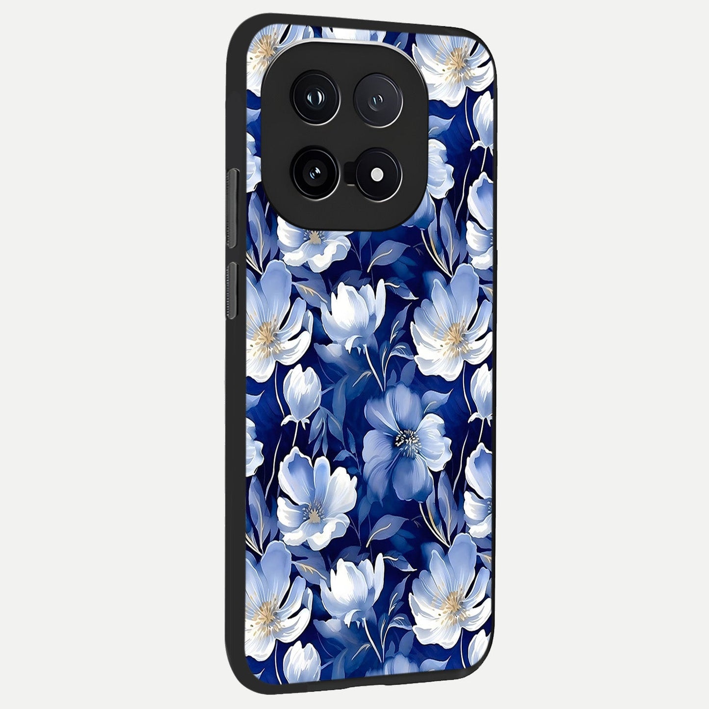  Cute Floral Patterns back cover for iQOO 15 slim fit glass case with vibrant aesthetic design