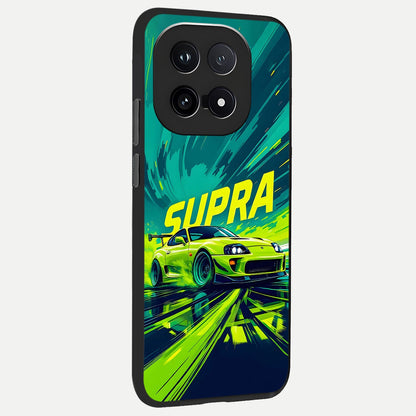  Electric Supra Thunder back cover for iQOO 15 slim fit glass case with vibrant aesthetic design