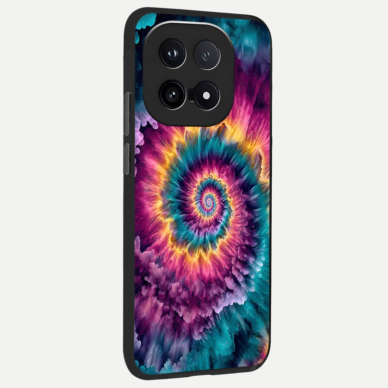  Galactic Spiral Burst back cover for iQOO 15 slim fit glass case with vibrant aesthetic design