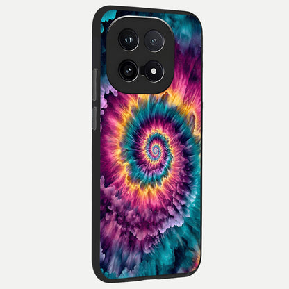  Galactic Spiral Burst back cover for iQOO 15 slim fit glass case with vibrant aesthetic design