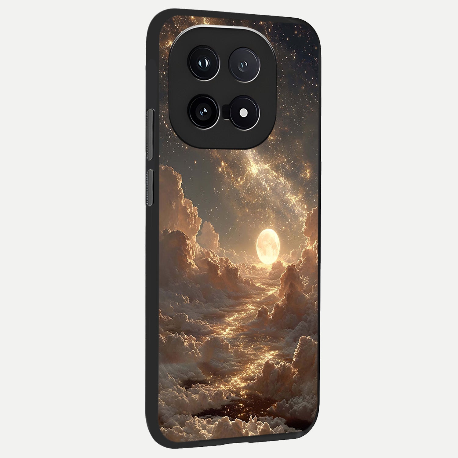  Golden Sky Dream back cover for iQOO 15 slim fit glass case with vibrant aesthetic design
