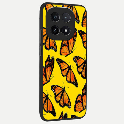  Golden Wing Flight back cover for iQOO 15 slim fit glass case with vibrant aesthetic design