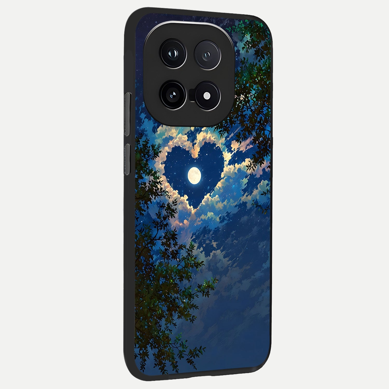  Heart With Moon Sky back cover for iQOO 15 slim fit glass case with vibrant aesthetic design