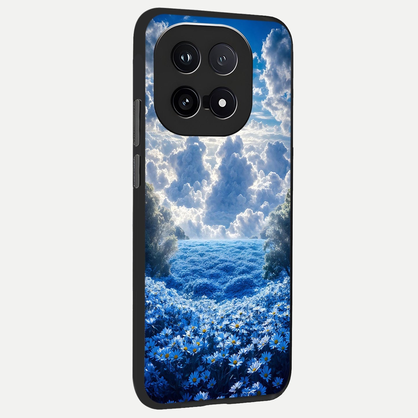  Heavenly Daisy Horizon back cover for iQOO 15 slim fit glass case with vibrant aesthetic design