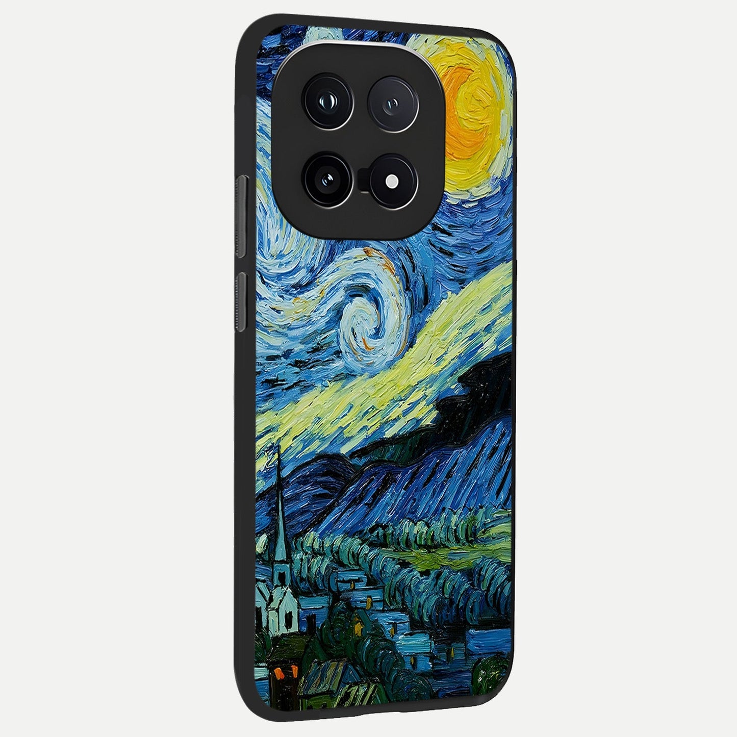 Inspired Van Gogh Art back cover for iQOO 15 slim fit glass case with vibrant aesthetic design