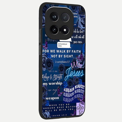  Kingdom Faith Glow back cover for iQOO 15 slim fit glass case with vibrant aesthetic design