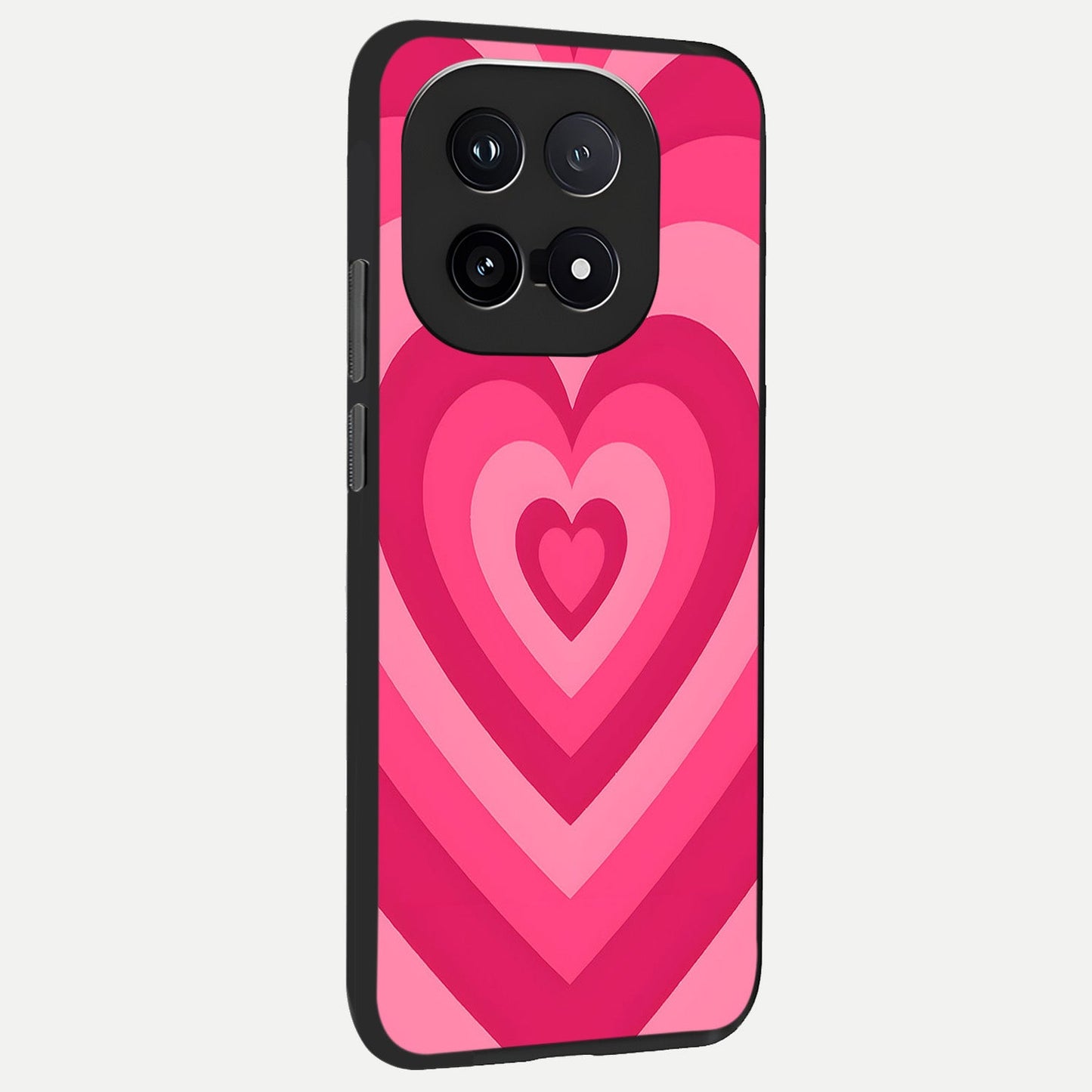  Layered Love Hearts back cover for iQOO 15 slim fit glass case with vibrant aesthetic design