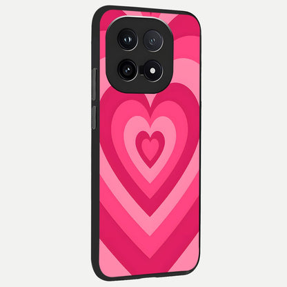  Layered Love Hearts back cover for iQOO 15 slim fit glass case with vibrant aesthetic design