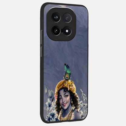  Lord Krishna back cover for iQOO 15 slim fit glass case with vibrant aesthetic design