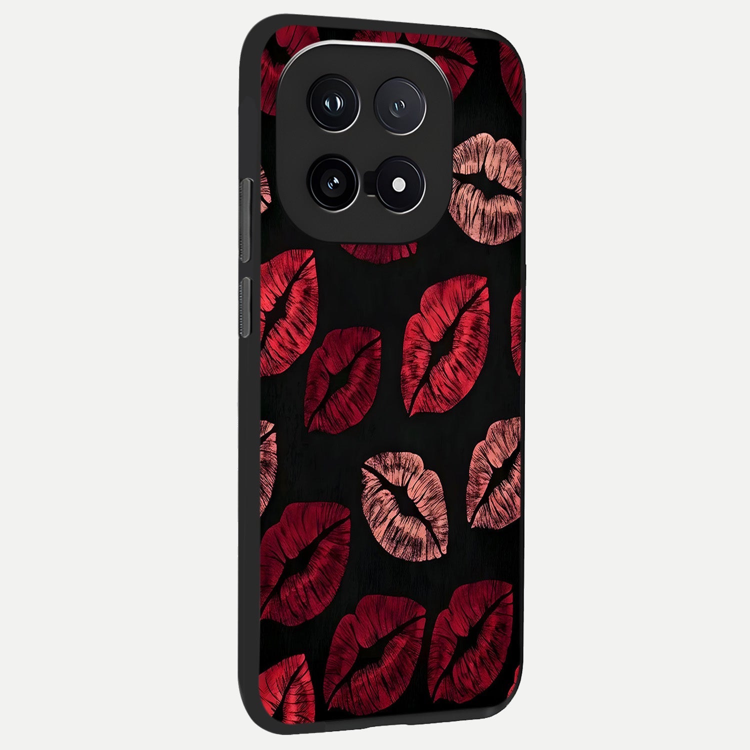  Midnight Kiss Love back cover for iQOO 15 slim fit glass case with vibrant aesthetic design