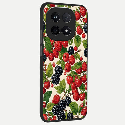  Mixed Berry Collage back cover for iQOO 15 slim fit glass case with vibrant aesthetic design