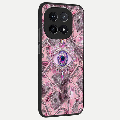  Money Eye Luxe back cover for iQOO 15 slim fit glass case with vibrant aesthetic design