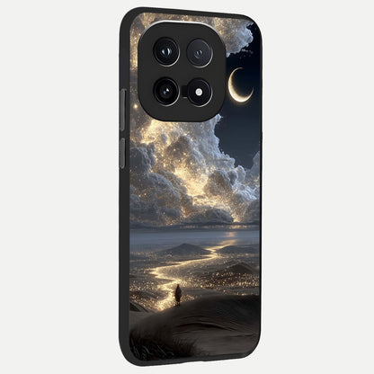  Moonlight Spark Path back cover for iQOO 15 slim fit glass case with vibrant aesthetic design