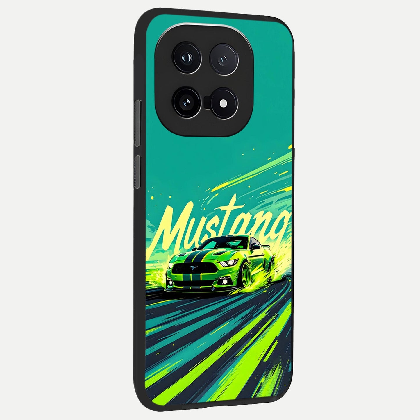  Mustang Bang back cover for iQOO 15 slim fit glass case with vibrant aesthetic design