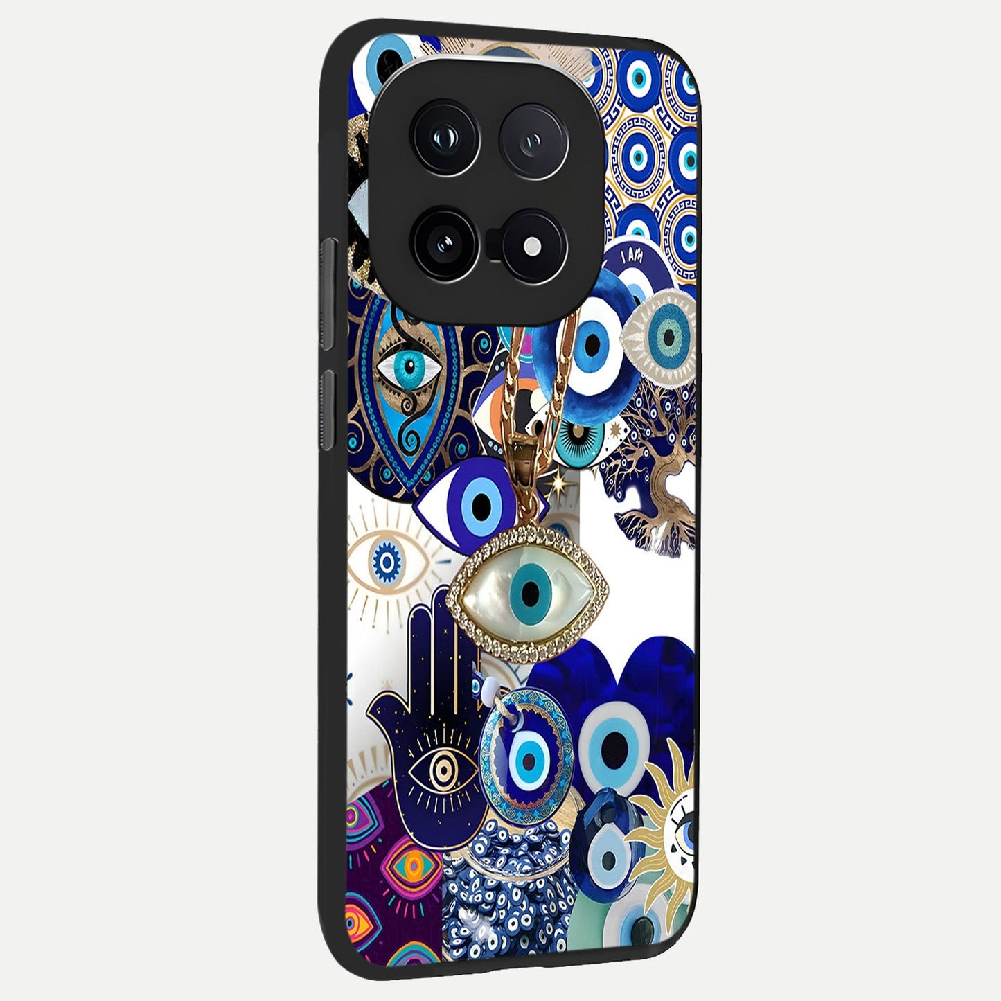  Mystic Charm Eye back cover for iQOO 15 slim fit glass case with vibrant aesthetic design