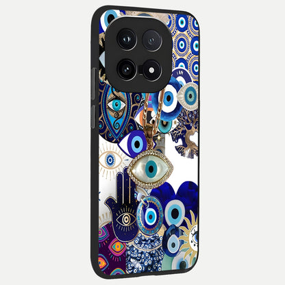 Mystic Charm Eye back cover for iQOO 15 slim fit glass case with vibrant aesthetic design