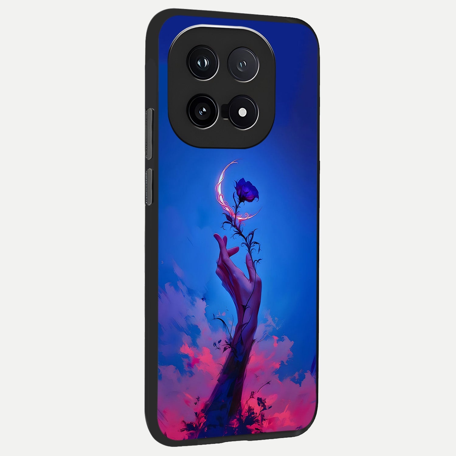  Mystic Hand back cover for iQOO 15 slim fit glass case with vibrant aesthetic design