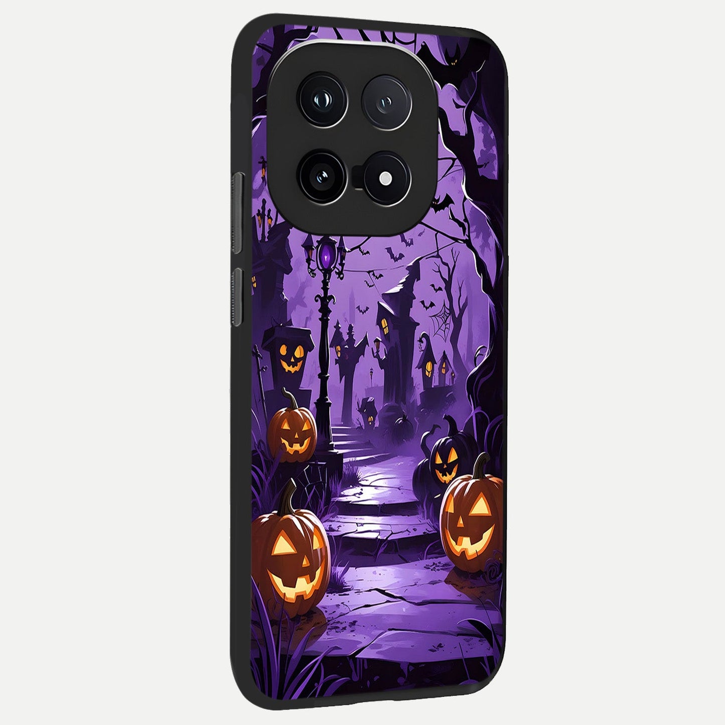 Pumpkin Patch Halloween back cover for iQOO 15 slim fit glass case with vibrant aesthetic design