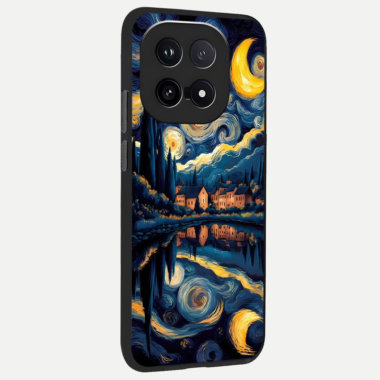  Starry Sky Serenity back cover for iQOO 15 slim fit glass case with vibrant aesthetic design