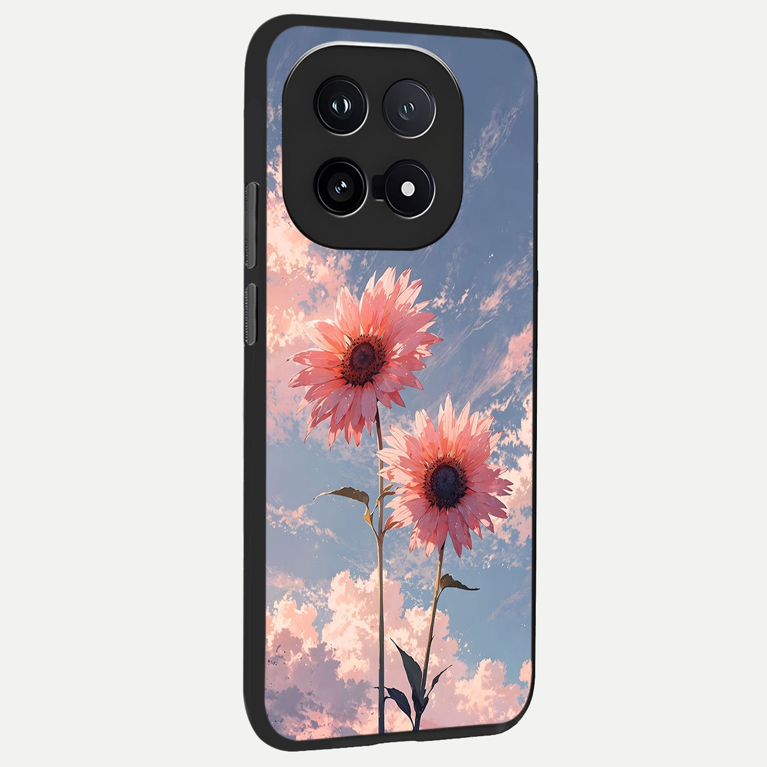  Sun Moon Balance back cover for iQOO 15 slim fit glass case with vibrant aesthetic design