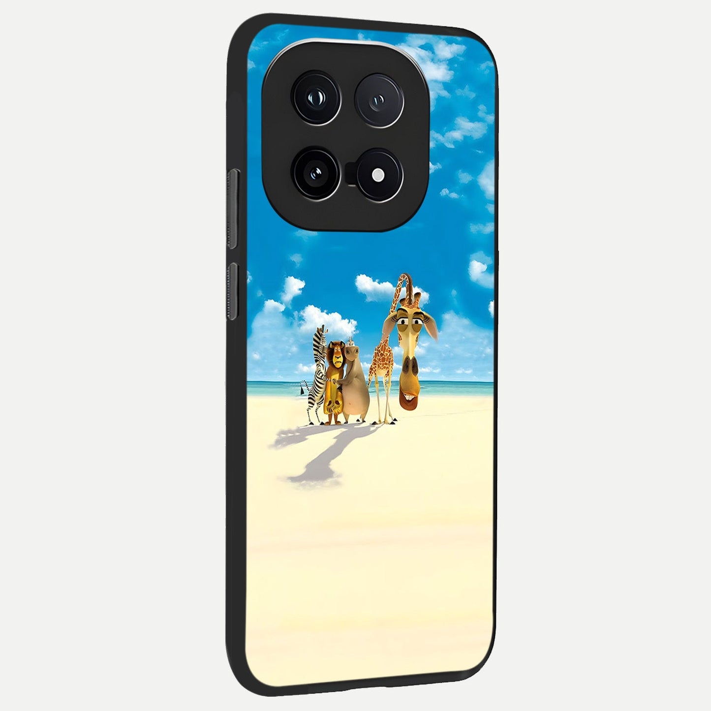  Tropical Fun Squad back cover for iQOO 15 slim fit glass case with vibrant aesthetic design