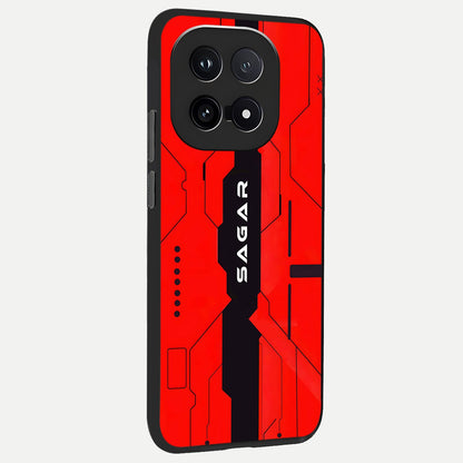  Voltage Rise CYBERPUNK Custom Name back cover for iQOO 15 slim fit personalized glass case with bold cyberpunk design