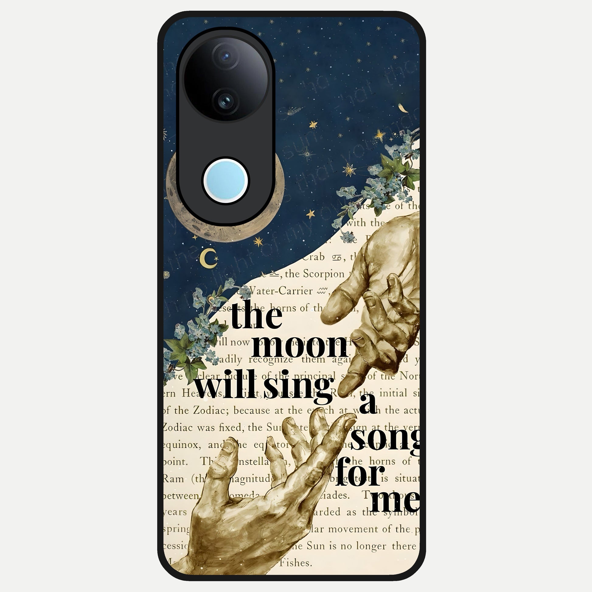  Aesthetic Divine Glass Case for  iQOO Z10R back cover – full design glossy printed glass finish