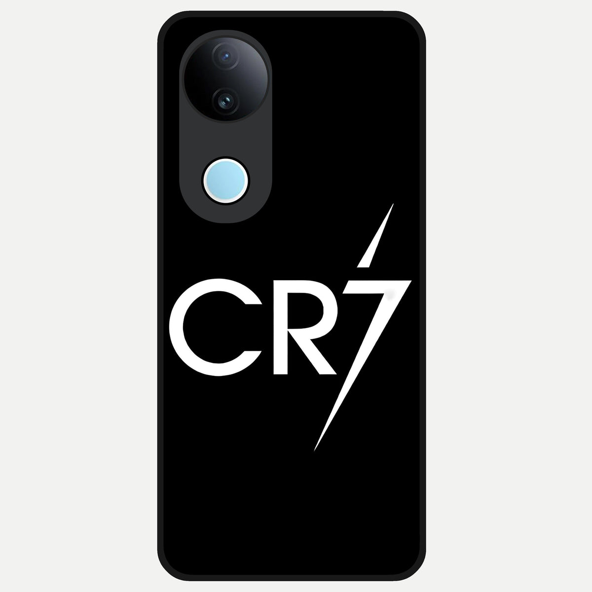  CR7 Elite Strike Glass Case For iQOO Z10R 5G back cover – full design glossy printed glass finish