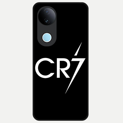  CR7 Elite Strike Glass Case For iQOO Z10R 5G back cover – full design glossy printed glass finish